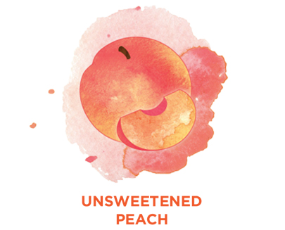 Unsweetened peach Bevi Cooler water flavor