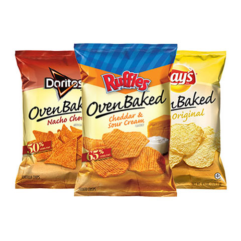 Oven baked chips